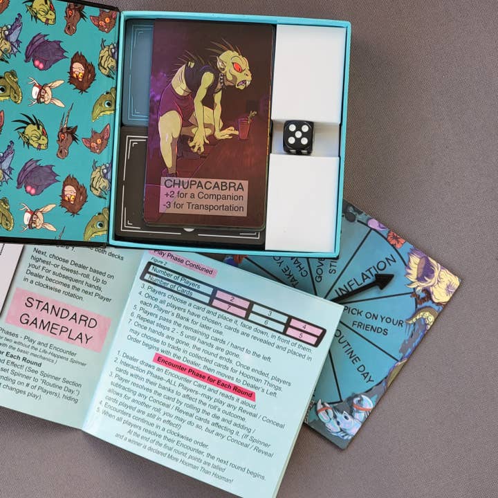 Quarter Press - Wholesale Board Game - HOOMANS Table Top Game, Light Strategy, Cryptid Inspired