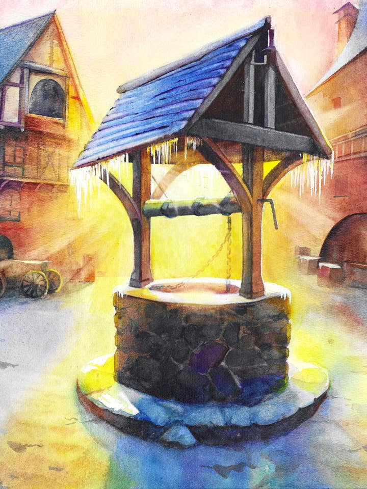 Morning - Medieval Collection Print for wholesale by Dream In Watercolor