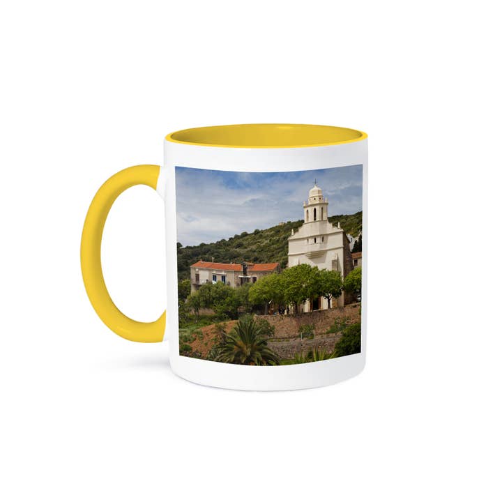3dRose - Wholesale Coffee Mug - 3dRose, Corsica, Eglise Catholique de Rite Grec, church - EU09 WBI3891 - Walter Bibikow, Mug