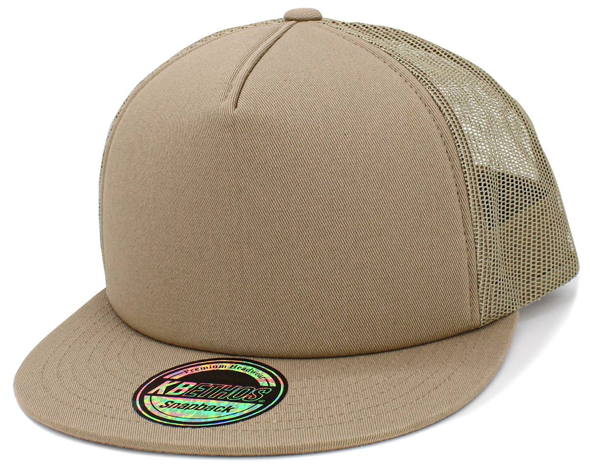 KBETHOS - Wholesale Trucker Hat - Unisex - Five Panel Flat Brim Trucker0