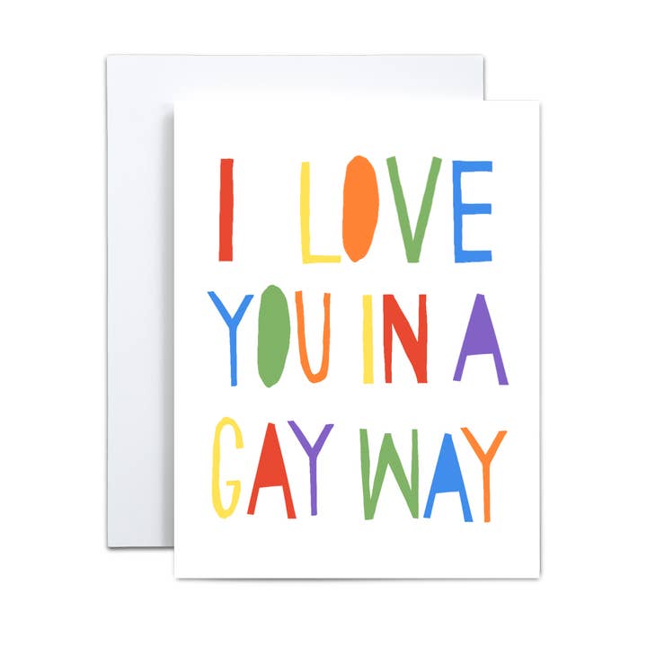 Message d'accueil Love LGBTQ+ pour la vente par Copper & Print