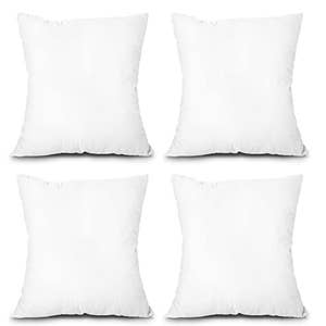 Cotton Cover Hypoallergenic Polyester Filled Pillow Insert | 12x12 | 14x14 | 16x16 | 18x18 | 20x20 - UniikPillows 20x20