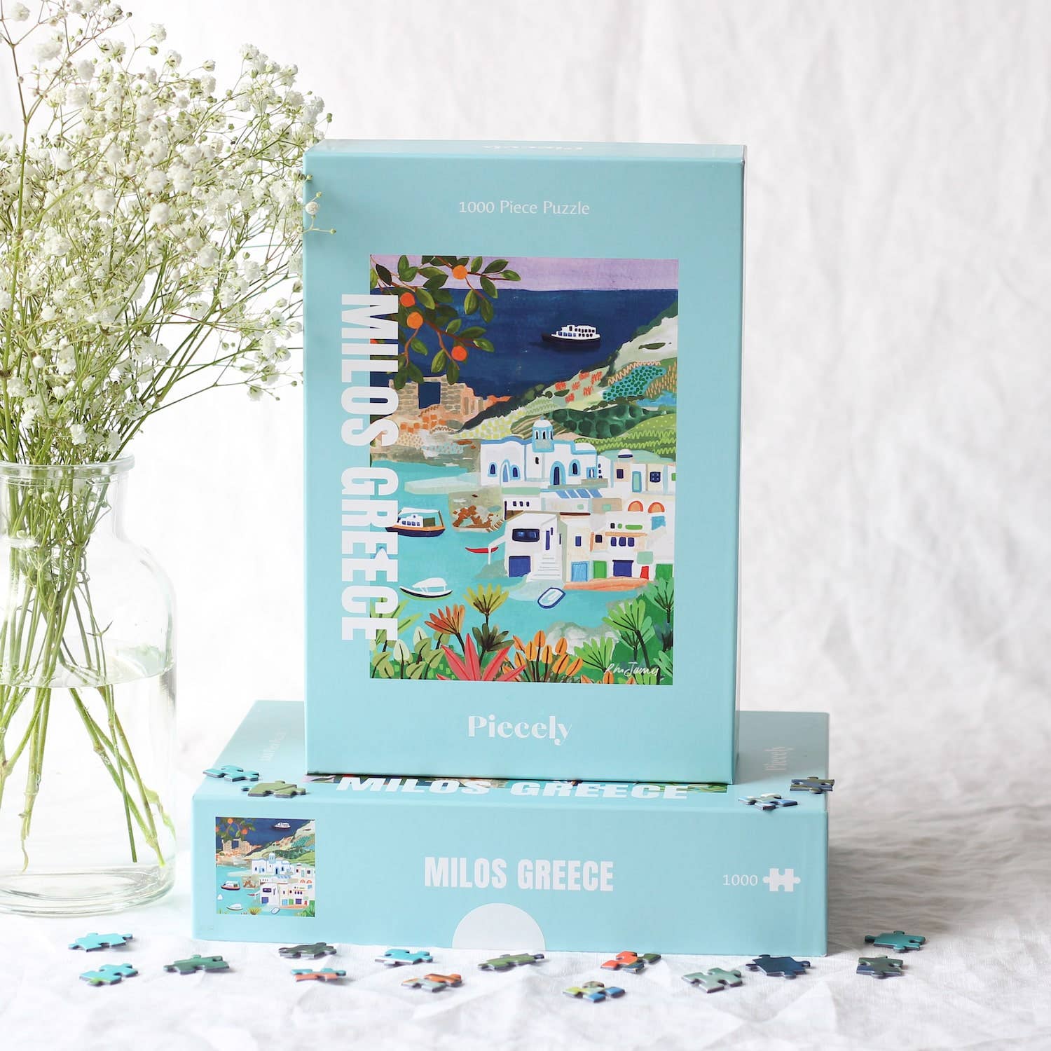 Piecely Puzzles - Wholesale Puzzel - Volwassene - Milos Griekenland puzzel, 1000 stukjes5