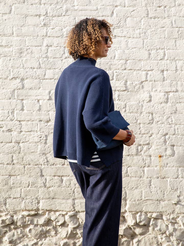 Vicki Jumper | Navy for wholesale by CHALK