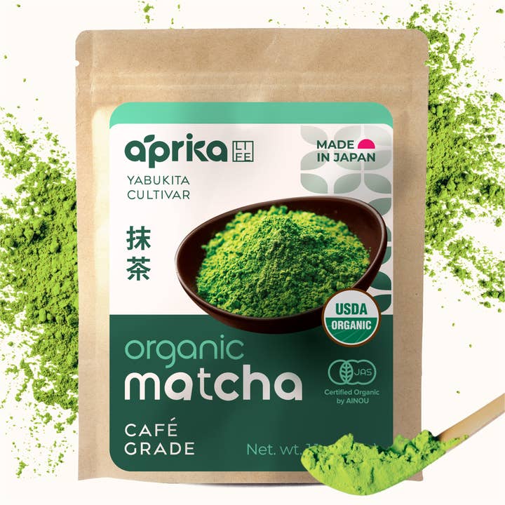 Aprikalife - Wholesale Health/Detox Tea - Japanese Matcha Green Tea Powder, Culinary Grade 30g/1.05oz