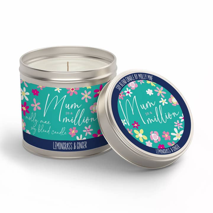 Kerze - Mum in a Million (MMCAN12) für den Großhandel von Molly Mae Ltd