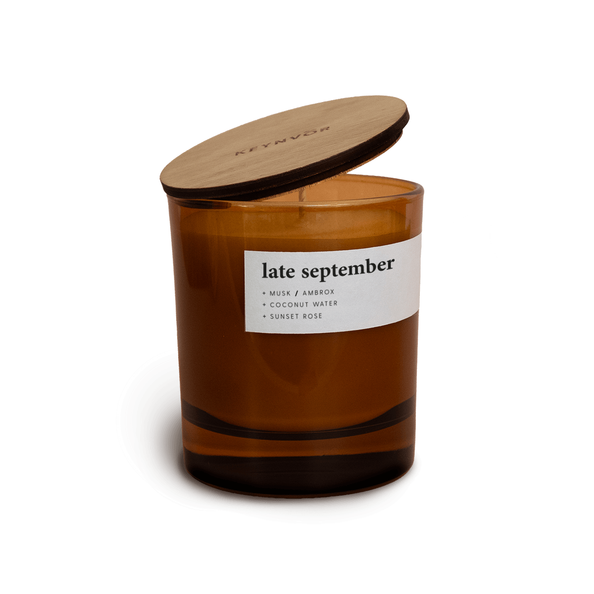 Keynvor Candle Co – wholesale Jar/filled candle – Late September | Coconut + Rose1