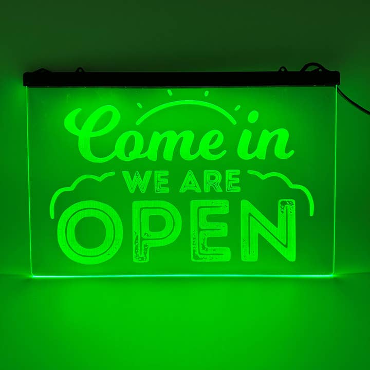 The 308 Collective - Wholesale Neon Sign - Color Changing LED Open Sign4