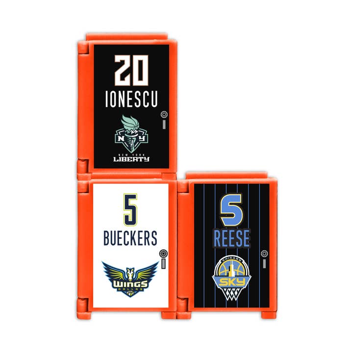 Party Animal, Inc. - Wholesale Figurine Toy - Kids - TeenyMates WNBA 2025 Locker Room Set2