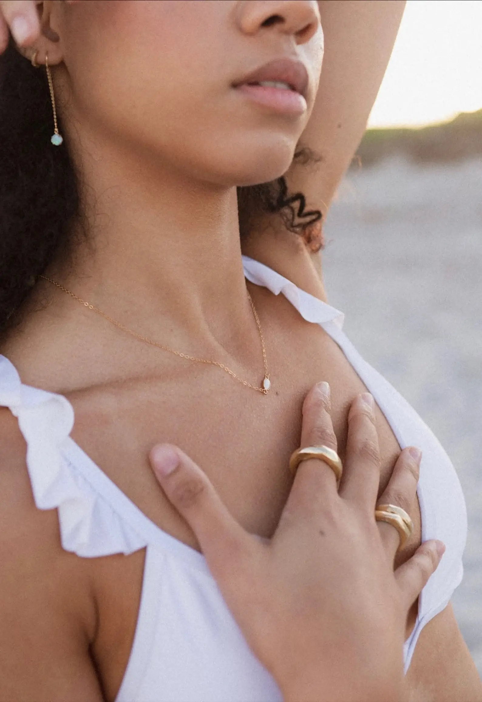 Goldie Jewelry - Wholesale Band/Stacked Ring - FEMME Ring - Bronze Sculpted Ring 4