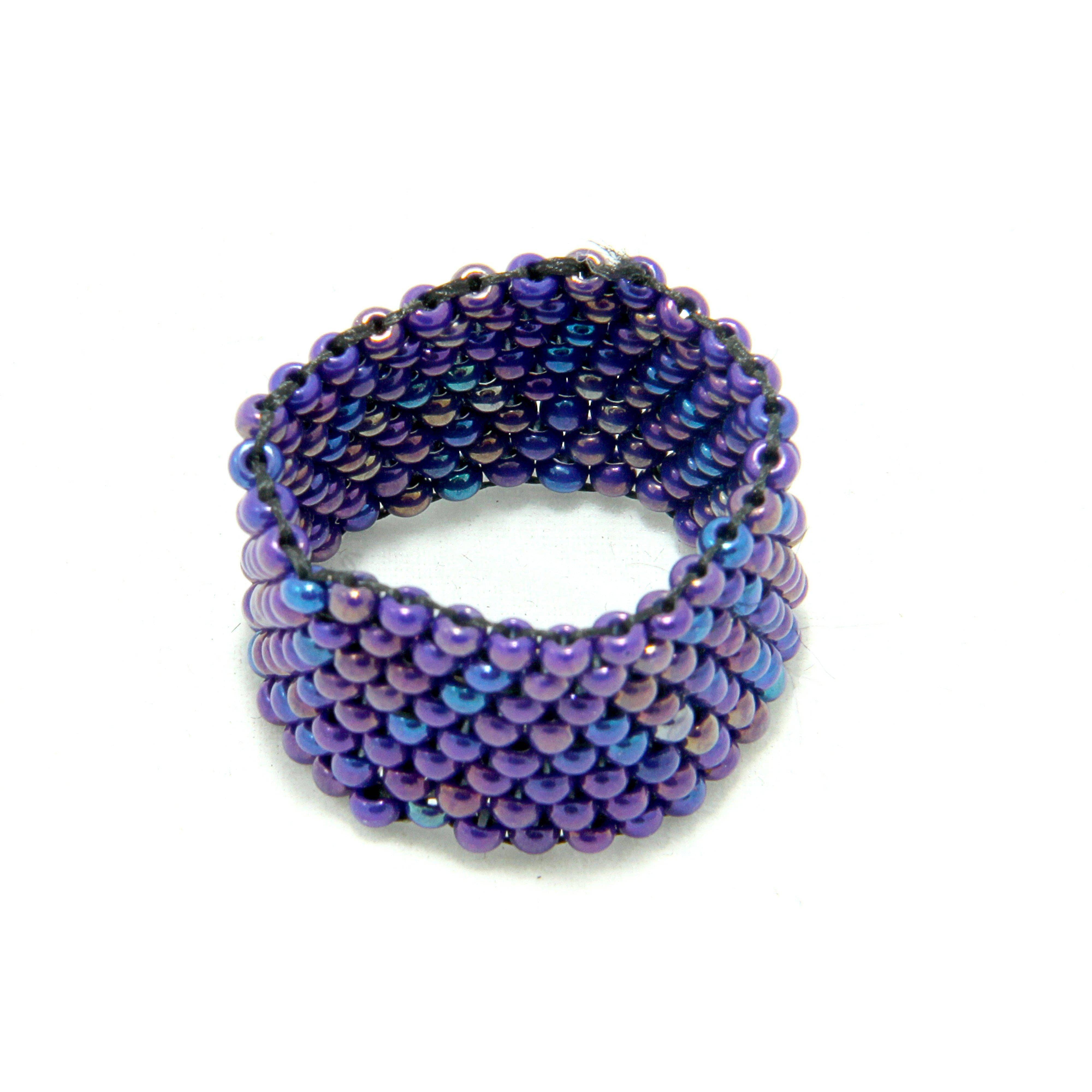 Lumily – wholesale Band/stacked ring – Tania Seed Bead Ring (Assorted) - Guatemala11