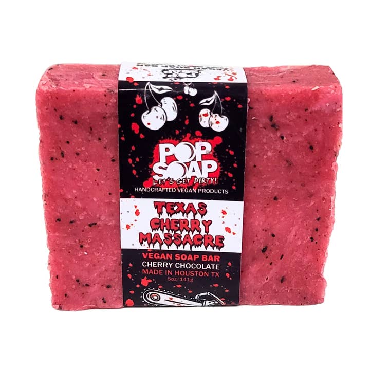 Pop Soap - Wholesale Bar Soap - Texas Cherry Massacre Coffee & Turmeric Soap Bar