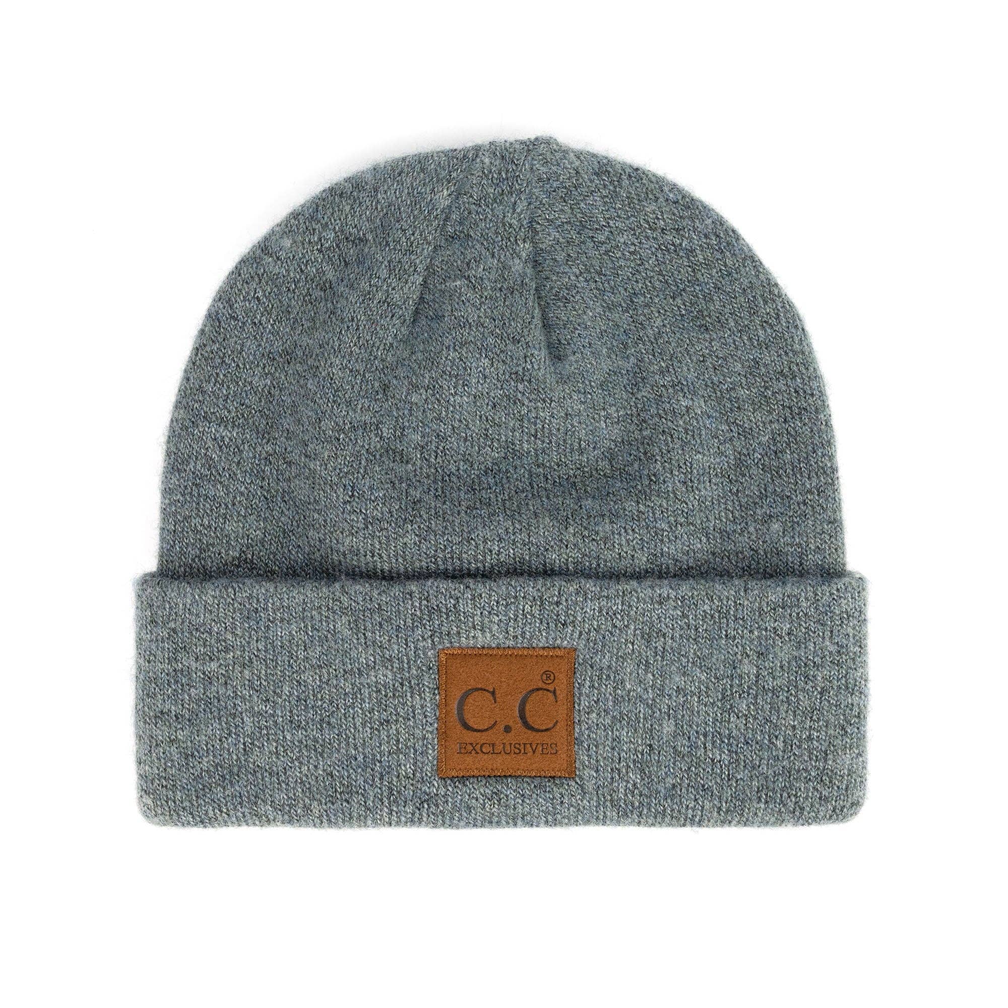 Truly Contagious - Wholesale Beanie - Unisex - CC Beanie Heather Knit Basic ( HTM-9021 )5