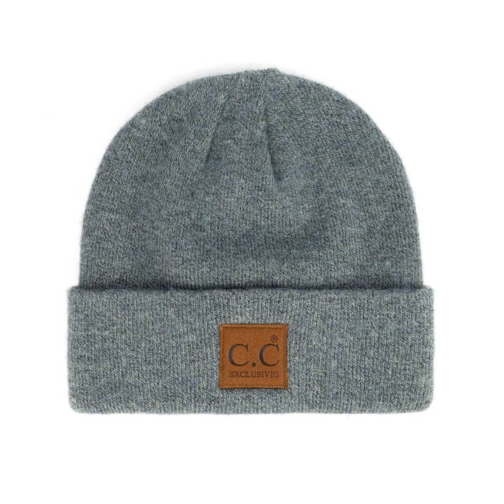 Truly Contagious - Wholesale Beanie - Unisex - CC Beanie Heather Knit Basic ( HTM-9021 )5