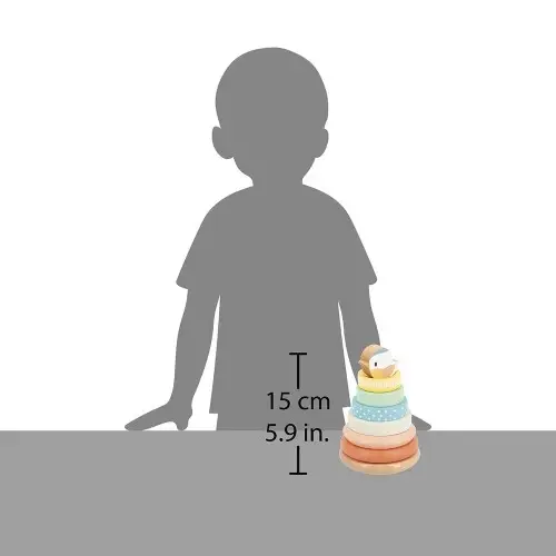 Juratoys – wholesale Stacking rings game – Baby – Stackable Nest Pure1