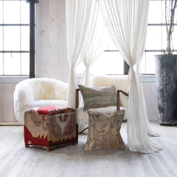 Blue Ocean Traders - Wholesale Throw Pillow Cover - Turkish Rug Pillowcase Undyed1