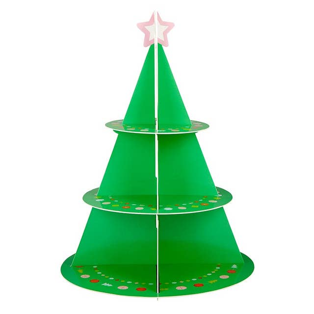 Cardboard Cupcake Stand - Christmas Tree for wholesale by Slant Collections by Creative Brands
