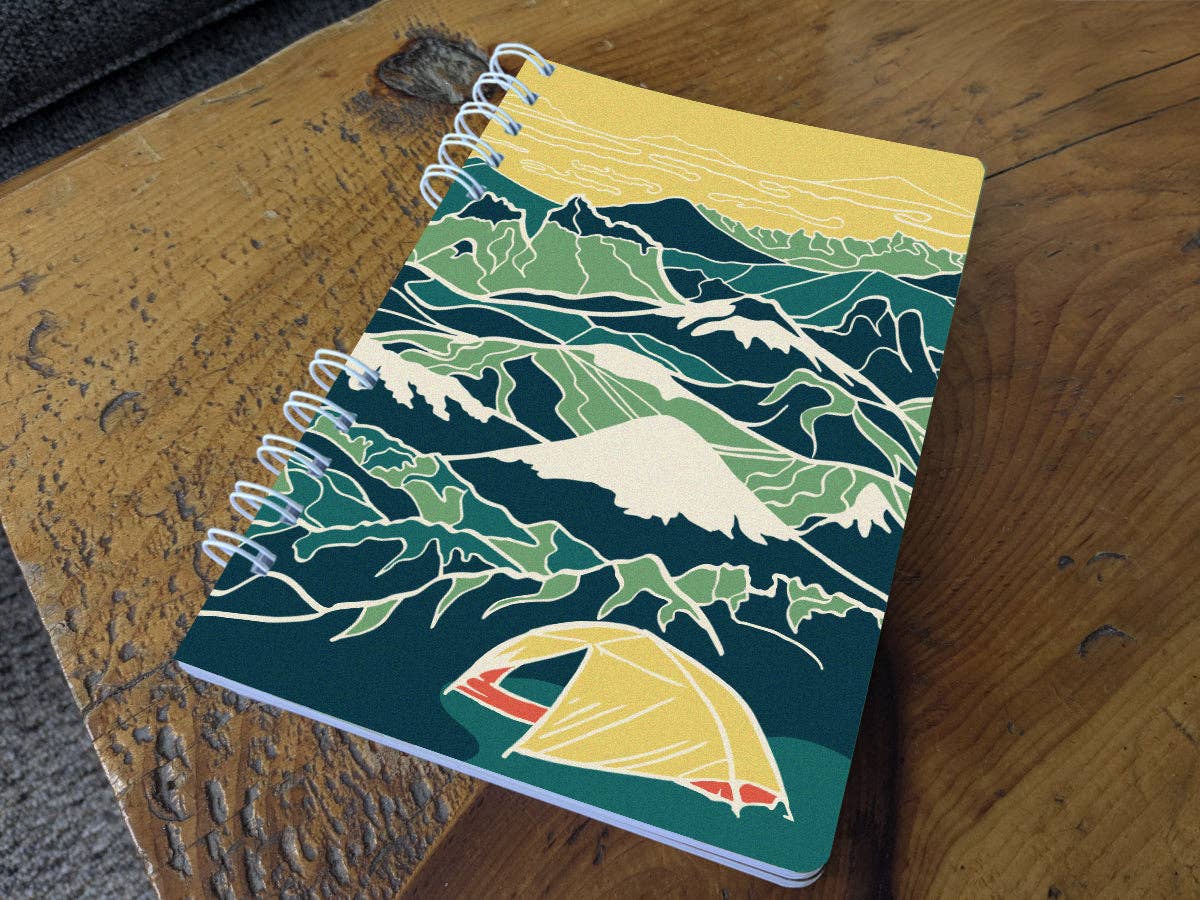 Soijen Illustrations - Wholesale Notebook - Mar de Montañas Spiral Notebook3