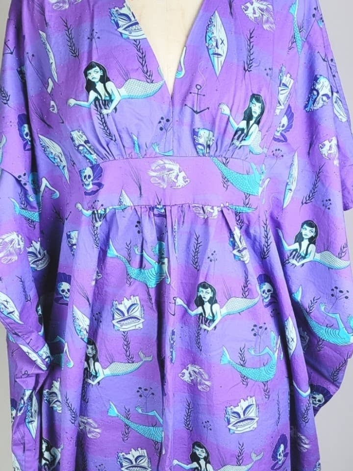 Deep Sea Caftan Creepy Tiki for wholesale by Volcano Designs