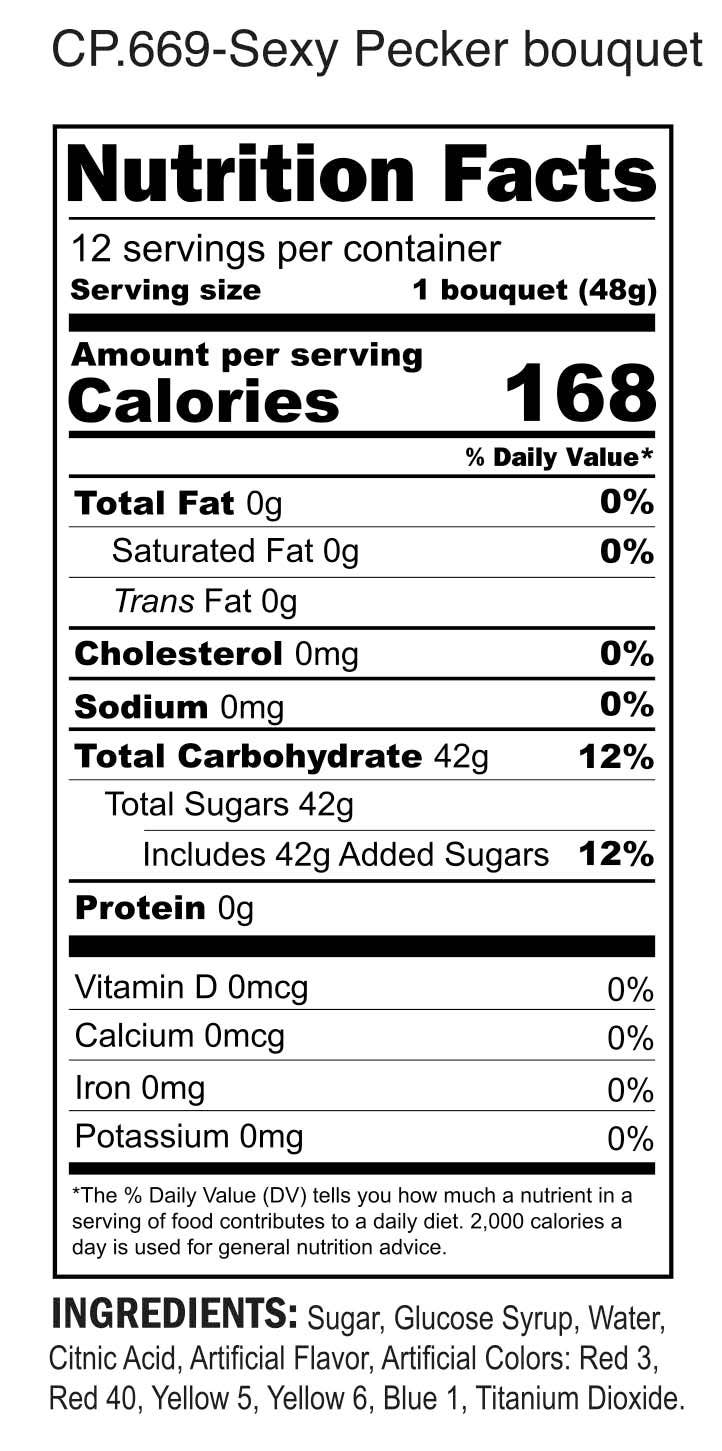 Little Genie Productions - Wholesale Lollipop - Candy Penis Bouquet- Display of 122