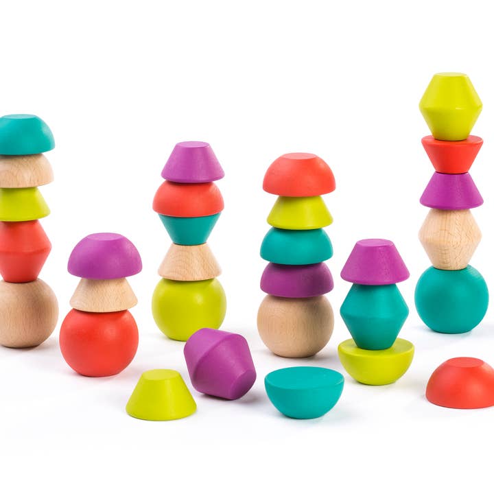 Wooden Towering Beads for wholesale by Miniland Educational