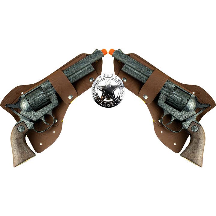 Parris Toys - Wholesale Classic Toy - Kids - TEXAS RANGER DOUBLE HOLSTER SET