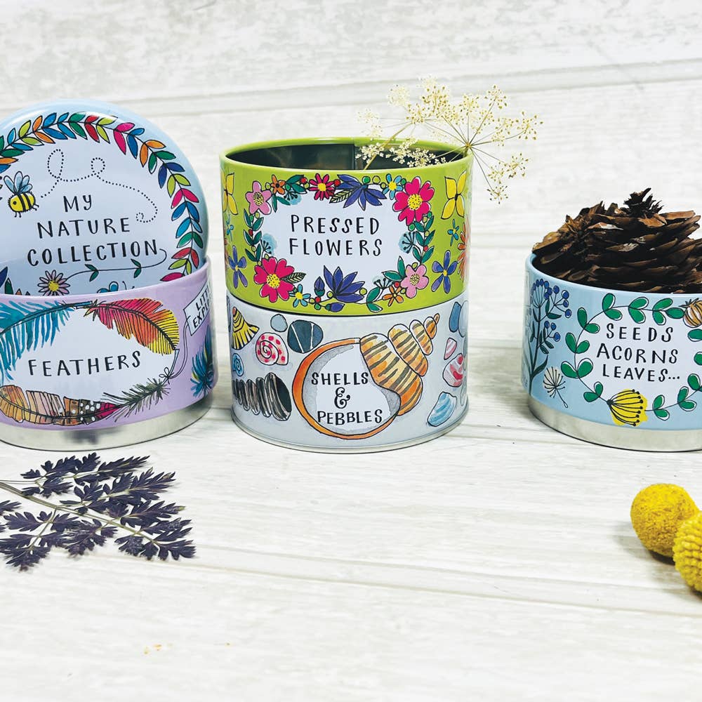 Rachel Ellen Designs – wholesale Decorative box – Stacking Tins - My Nature Collection2