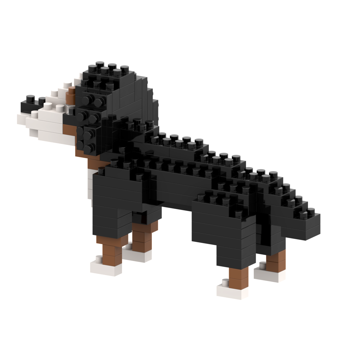 Toysmith - Wholesale Building Set - Kids - Brixies Small Zip Bag Saint Bernard1