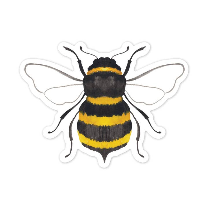 Bee Sticker for wholesale by littlehoothoot