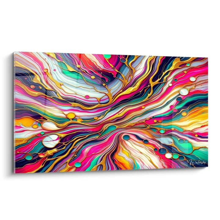 Kaskade Kromatiske Tabel - Multifarvet Abstrakt Udgave for engroshandel hos Walensky