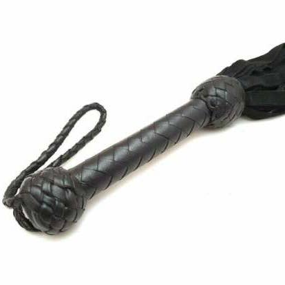 Fitch&Co - Wholesale Sex Toy - Flogger - Leather Handmade 36 Tail Flogger with Suede Tails