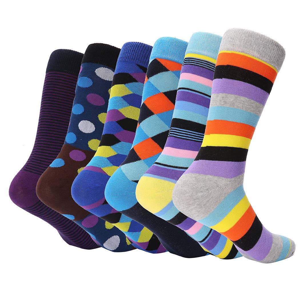 Nifty Pattern Dress Socks for wholesale on Faire2