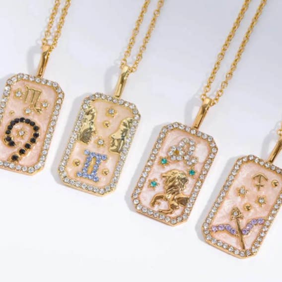 HoopLa - Vente Colliers à pendentif - Sagittaire - Collection de tarots astrologiques et zodiacaux4