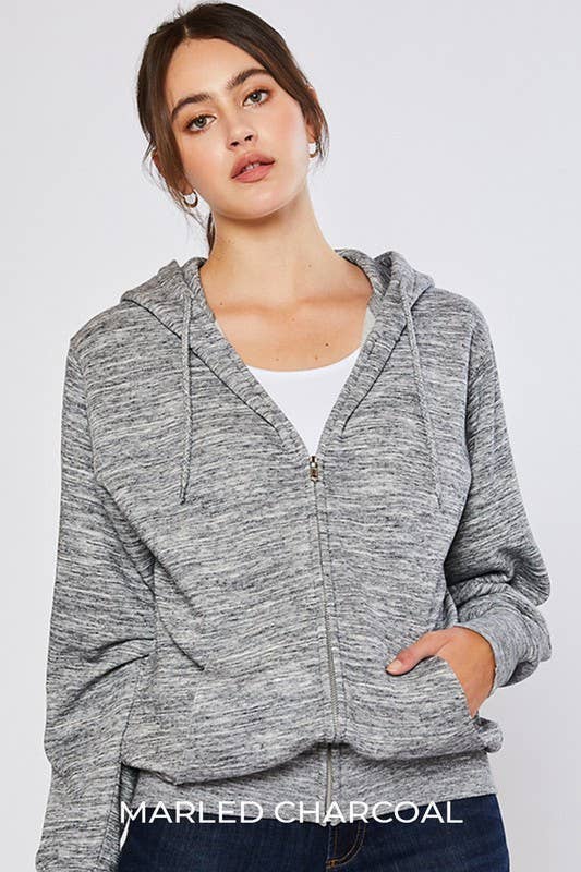 Vanilla Monkey - Wholesale Hoodie - Women's - Oversized Fleece Boyfriends Fit Zip Up Jacket10