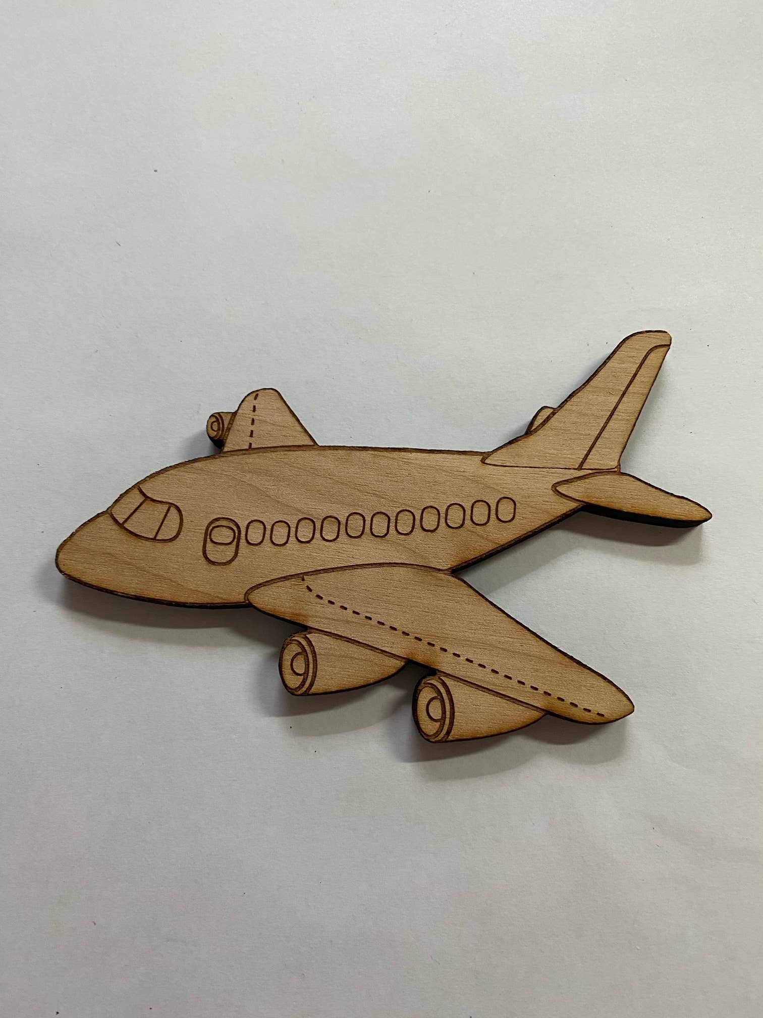 C & A Engraving and Gifts - Wholesale Cutouts - Unfinished Wooden Airplane to Paint. Aircraft Wooden Blank1