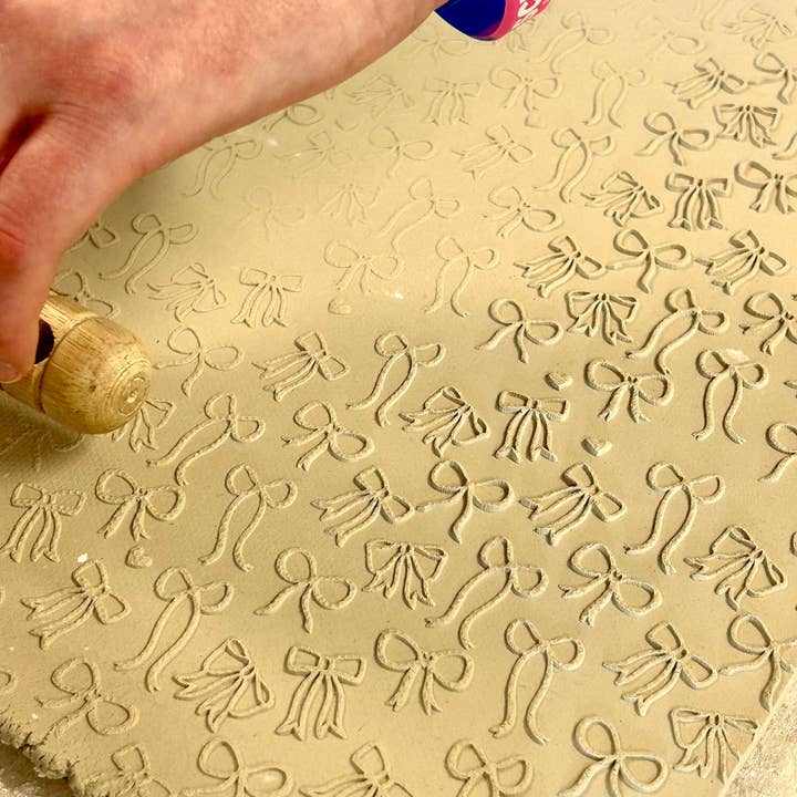 Sweet Rolling Pins - Wholesale Rolling pin - Bows Embossed Rolling Pin2