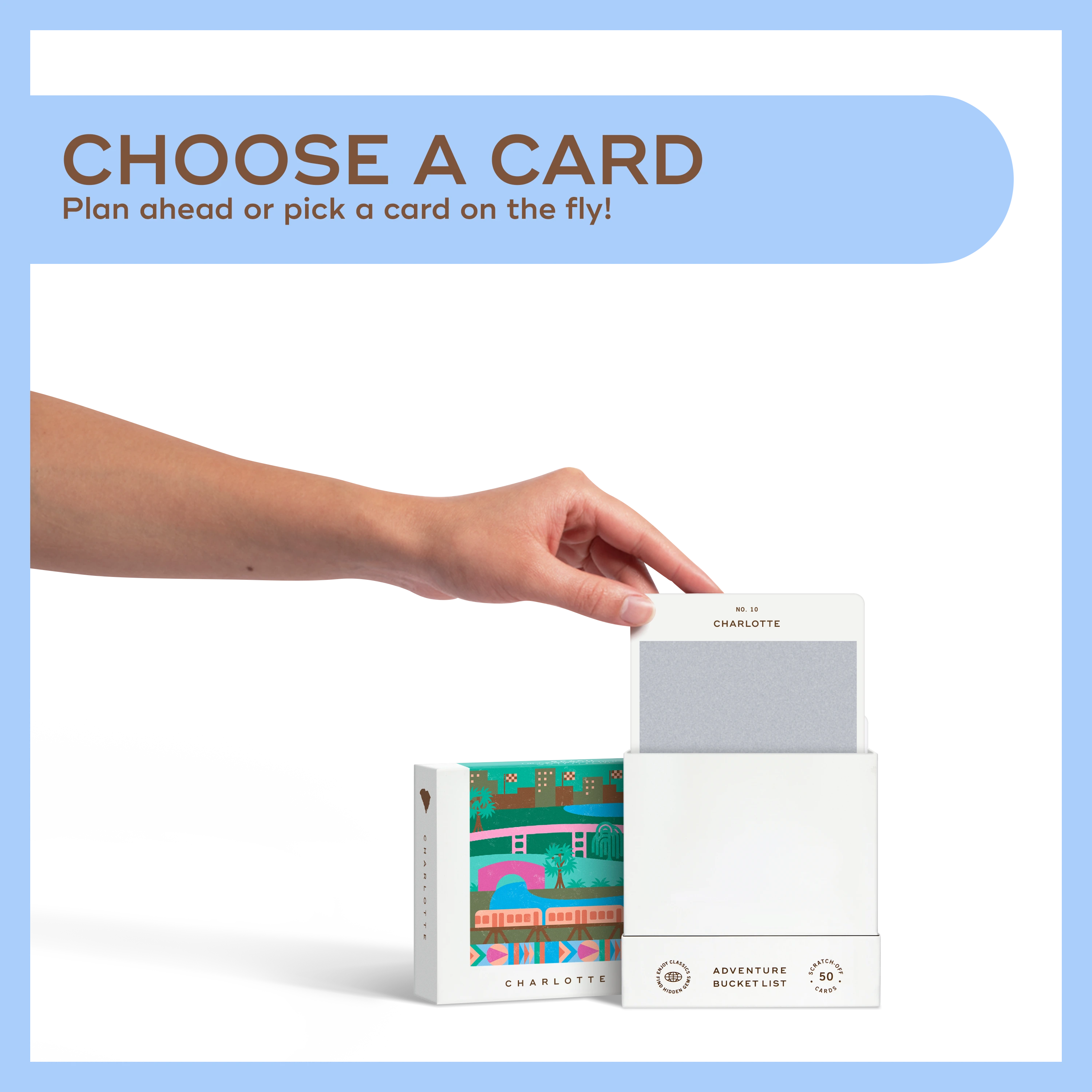 Reach International Outfitters - Wholesale Card Game - Charlotte Adventure Bucket List2