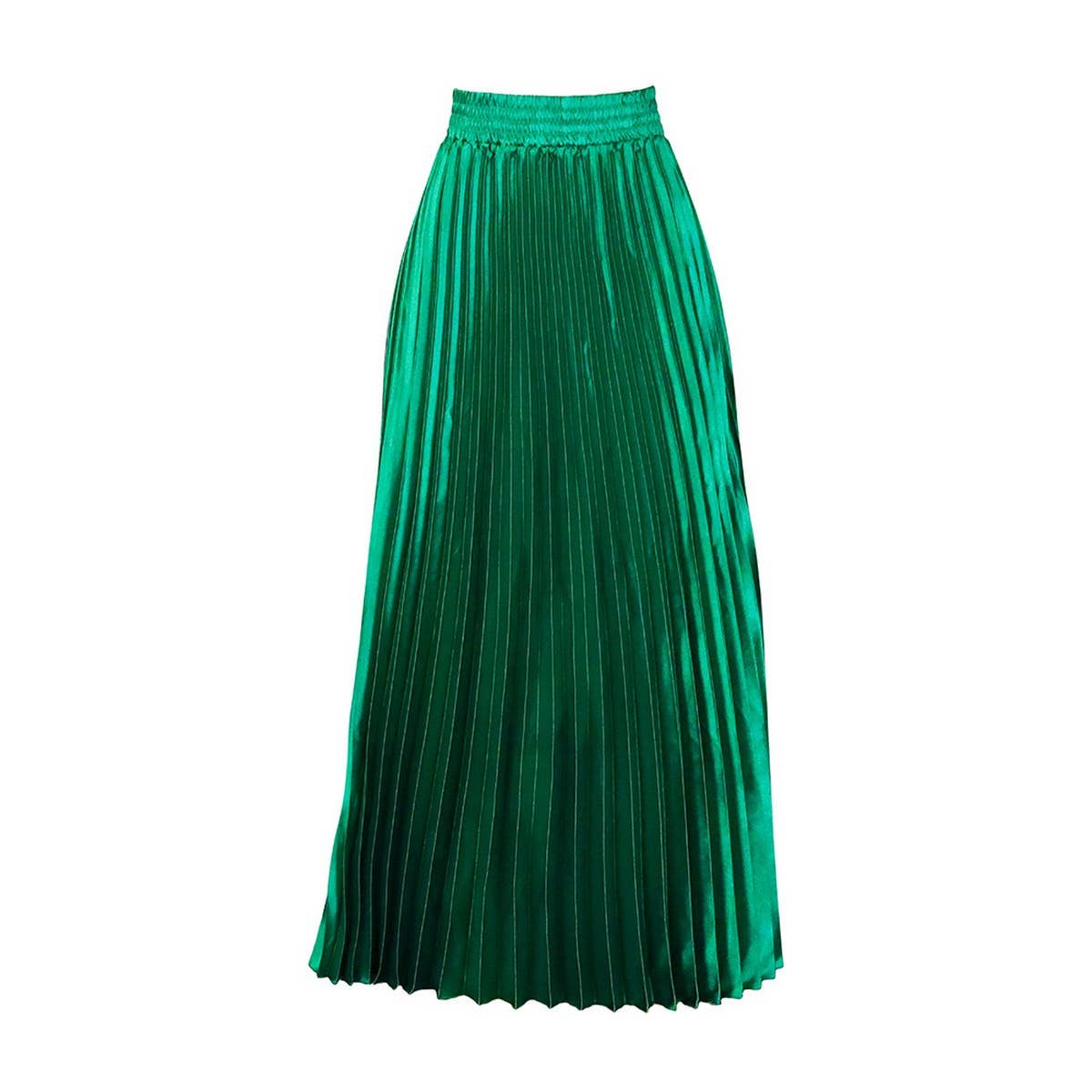 ACCITY - Wholesale Dress - Women's - PLUS SIZE MID-HIGH WAIST PLEATED LONG SKIRT_CWDMD36760