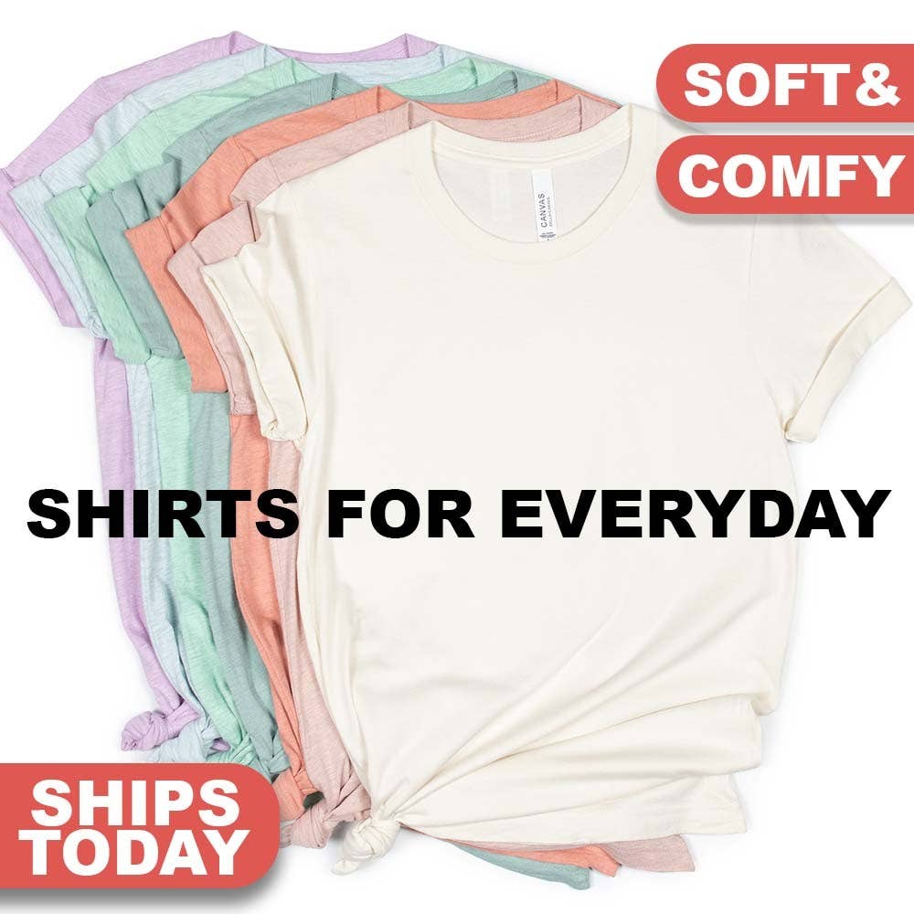 Print The Dream - Vendita all'ingrosso Maglietta - Unisex - Camicie vuote, Maglietta Bella Canvas 3001, Camicie1