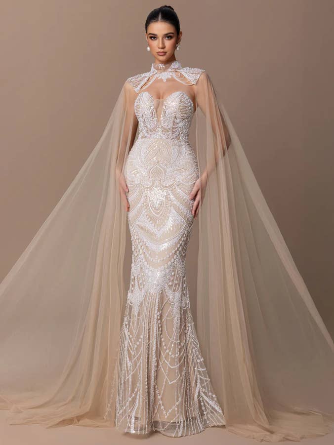 4253 - Two Piece Decorated Neck Dress for wholesale by ILY From