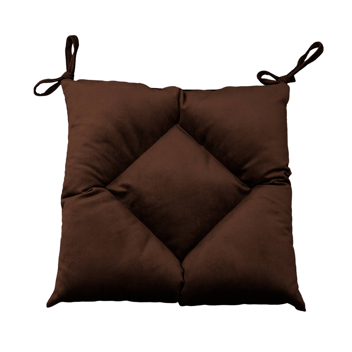 CASASRO - Venta al por mayor Cojines para sillas - CASASRO® Cojines para sillas de comedor | Juego de 4 de 40x40 cm | Tela de terciopelo suave lavable en 9 colores | Cojines con lazos para sujetar28