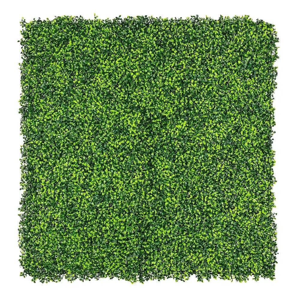 Designer Plants - Wholesale Artificial Plant - Artificial Mixed Boxwood Hedge Panel Wall 40" x 40" 11SQ FT Commercial Grade UV Resistant2