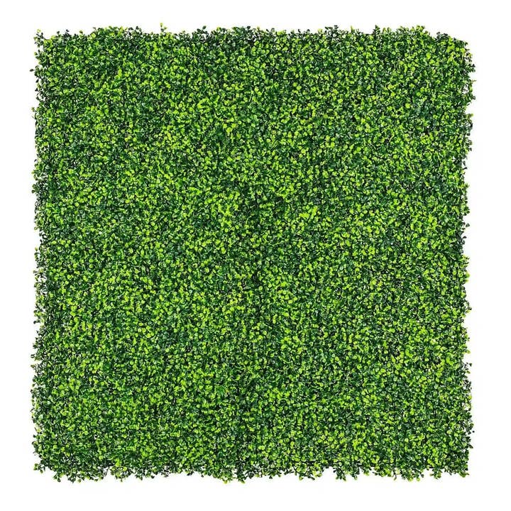 Designer Plants - Wholesale Artificial Plant - Artificial Mixed Boxwood Hedge Panel Wall 40" x 40" 11SQ FT Commercial Grade UV Resistant2
