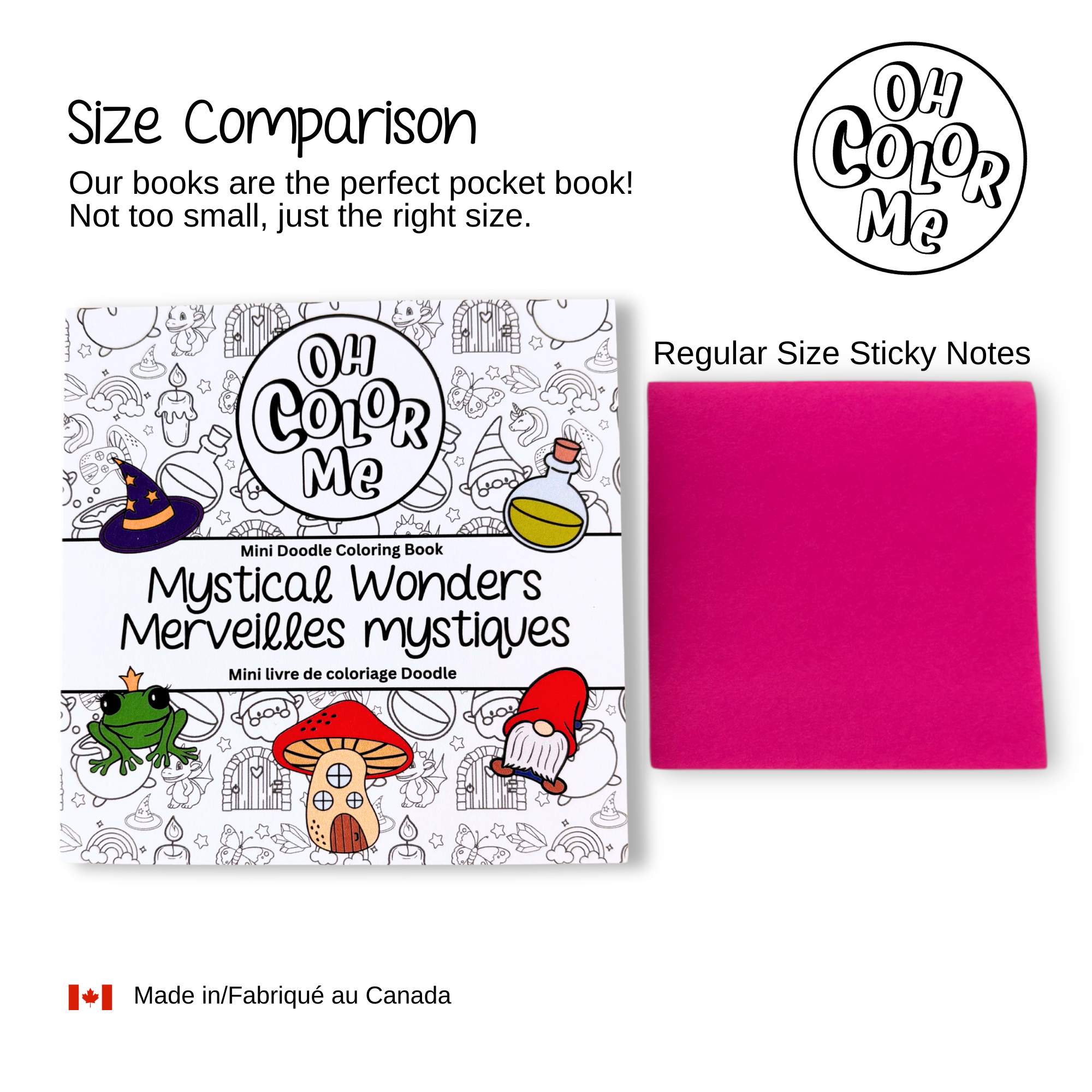 Oh Color Me - Wholesale Colouring and activity book – adult - Mini Coloring Book Positive Words, 4"x4", Valentines Gift3