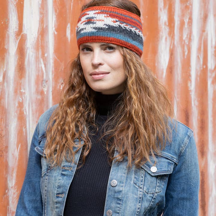 Blake Knit Headband – Wool Ear Warmer for wholesale by Lost Horizons Knitwear – Ships from USA