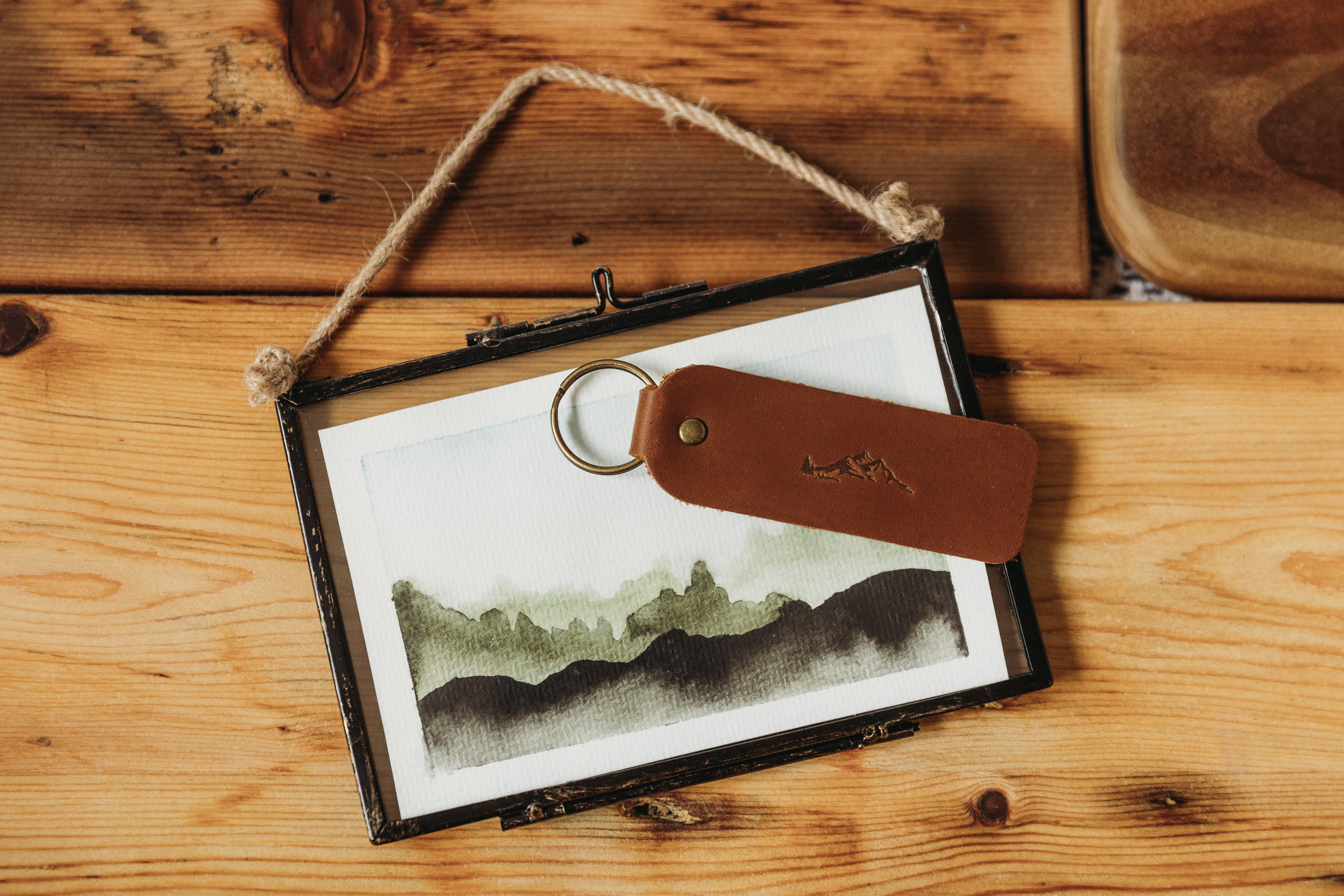 Lucas Ruth - Wholesale Keychain - Unisex - Floral Leather Keyrings Key Fobs6