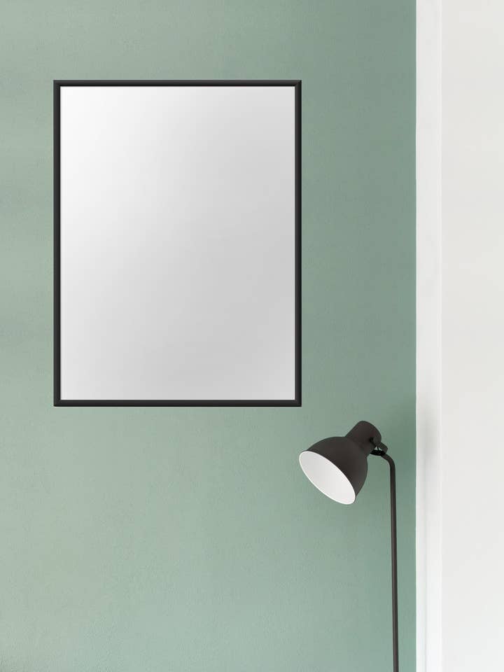 Cadre en métal fin : noir pour la vente par B + R Studio