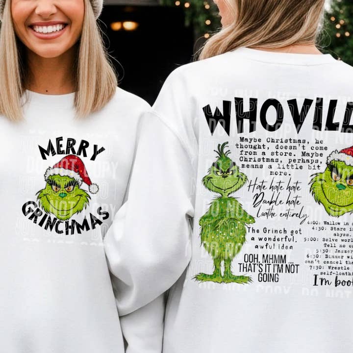 Grinch DTF Print for wholesale by 6:19 Creative