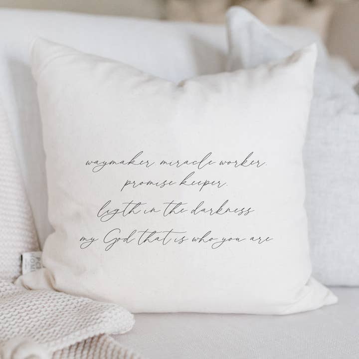 Waymaker Pillow for wholesale by DWELL Home Shoppe