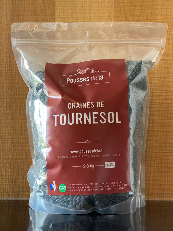 SEMI DI GIRASOLE 2,8 KG per la vendita all'ingrosso da parte di Pousses de là